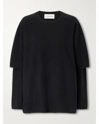 Nour Hammour - Cobain Layered Cashmere Sweater - Lyst