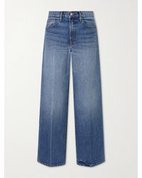 The Elder Statesman - Evie Organic Cotton Wide-Leg Jeans - Lyst