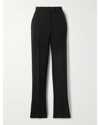 McQueen - Hose Mit Geradem Bein Aus Crêpe Aus Einer Wollmischung - Lyst