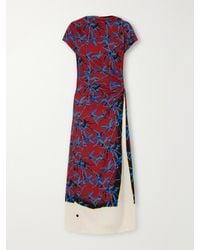 Proenza Schouler - Anais Printed Stretch-Cady Maxi Dress - Lyst