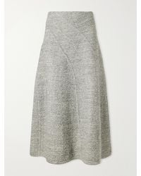 Proenza Schouler - Gaelle Wool-Blend Midi Skirt - Lyst