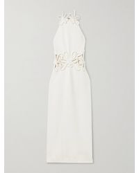 Cult Gaia - Jena Cutout Appliquéd Knitted Midi Dress - Lyst