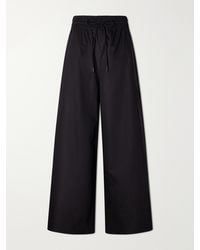 La Ligne - Cotton Wide-Leg Pants - Lyst