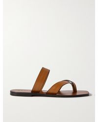 A.Emery - Carter Leather Slides - Lyst