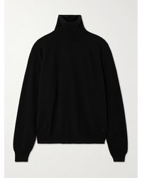 Saint Laurent - Rollkragenpullover Aus Kaschmir - Lyst