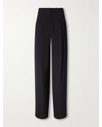 Veronica Beard - Kenneth Stretch-Crepe Wide-Leg Pants - Lyst