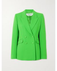 Gabriela Hearst - Stephanie Double-Breasted Wool-Crepe Blazer - Lyst