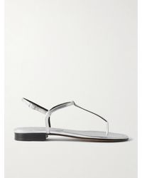 Emme Parsons - Cecilia Metallic Leather Sandals - Lyst