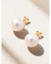 Sophie Bille Brahe - Moon 14-Karat Recycled Pearl Earrings - Lyst