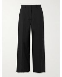 Calvin Klein - Simone Wool Wide-Leg Pants - Lyst