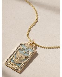 Sorellina - La Papessa Kette Aus 18 Karat Mit Mehreren Steinen - Lyst