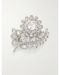 Jennifer Behr - Arleth Crystal-Embellished-Tone Brooch - Lyst
