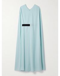 ROKSANDA - Fyera Belted Cape-Effect Crepe Midi Dress - Lyst