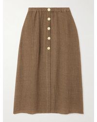 LeKasha - Hays Organic Linen-Gauze Maxi Skirt - Lyst