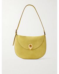 SAVETTE - Tondo Small Suede Shoulder Bag - Lyst