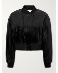 Citizens of Humanity - Camille Cropped Recycled-Leather Jacket - Lyst