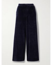Citizens of Humanity - Brynn Cotton-Blend Velour Wide-Leg Pants - Lyst