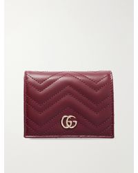 Gucci - Gg Marmont Leather Card Case - Lyst