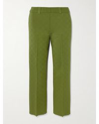 High Sport - Nsfw Jules Checked Jacquard-Knit Slim-Leg Pants - Lyst