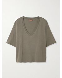 Jamie Haller - The V Tee Oversized Cotton-Jersey T-Shirt - Lyst