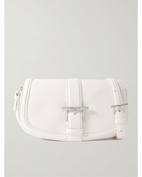 McQueen - Schultertasche Aus Leder Mit Schnalle - Lyst