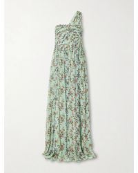Ulla Johnson - Aureline One Shoulder Silk Dress - Lyst