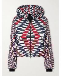 Perfect Moment - Polar Flare Quilted Printed Down Ski Jacket - Lyst