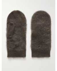 Lisa Yang - Brushed-Cashmere Mittens - Lyst