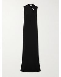 Jean Paul Gaultier - Maxikleid Aus Stretch-Satin - Lyst