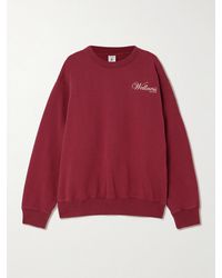 Sporty & Rich - Soho Printed Cotton-Jersey Sweatshirt - Lyst