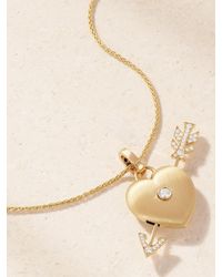 Marie Lichtenberg - Cœur Percé 18-Karat And Diamond Pendant Necklace - Lyst