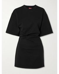 STAUD - Truman Minikleid Aus Stretch-Jersey Mit Raffungen - Lyst