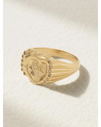 Pascale Monvoisin - Chiara 9-Karat Diamond Signet Ring - Lyst
