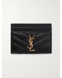 Saint Laurent - Cassandre Matelassé Leather Cardholder - Lyst