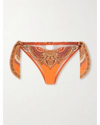 Zimmermann - Mahon Printed Bikini Briefs - Lyst