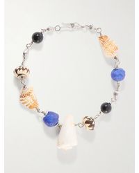 Tohum Design - Samsara Sterling And Seashell Beaded Necklace - Lyst