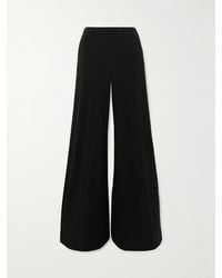 Norma Kamali - Elephant Hose Mit Weitem Bein Aus Stretch-Jersey - Lyst