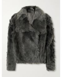 Yves Salomon - Reversible Shearling And Leather Jacket - Lyst