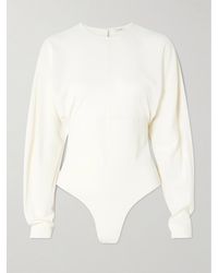 St. Agni - Body En Crêpe Stretch À Fronces - Lyst