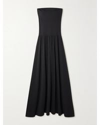 Eres - Oda Strapless Stretch-Jersey Maxi Dress - Lyst