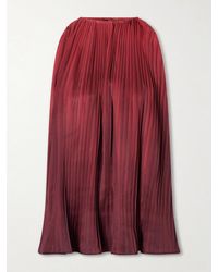 ‎Dima Ayad - Ombré Plissé-Taffeta Top - Lyst