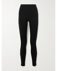 Spanx - Supersmooth Perfectfit Zip-Embellished Stretch-Ponte Leggings - Lyst