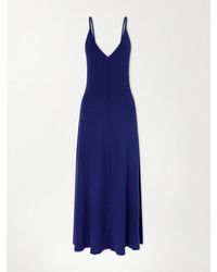 arch4 - Clarbeston Cotton, Silk And Cashmere-Blend Maxi Dress - Lyst