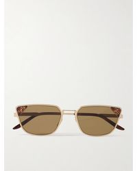 Fendi - Signature D-Frame-Tone And Tortoiseshell Acetate Sunglasses - Lyst