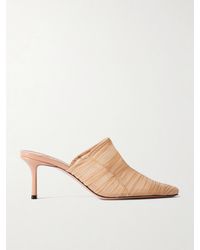 Jimmy Choo - Lotta 65 Ruched Tulle Mules - Lyst
