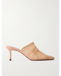 Jimmy Choo - Lotta 65 Ruched Tulle Mules - Lyst