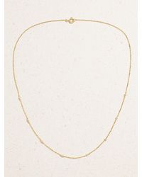 STONE AND STRAND - Kette Aus 10 Karat Mit Diamanten - Lyst