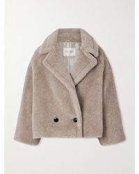 Max Mara - Cambusa Double-Breasted Alpaca, Cashmere And Silk-Blend Coat - Lyst