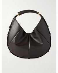 Saint Laurent - Mombasa Paneled Leather Shoulder Bag - Lyst