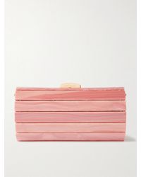 Cult Gaia - Rolie Polie Mini Marbled Acrylic Clutch - Lyst